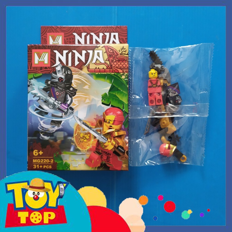 Combo 8 mẫu ( 16 mini ) lắp ráp ghép ninjago SS13 minifigures ninja chiến đấu cùng các ác nhân xếp hình MG220