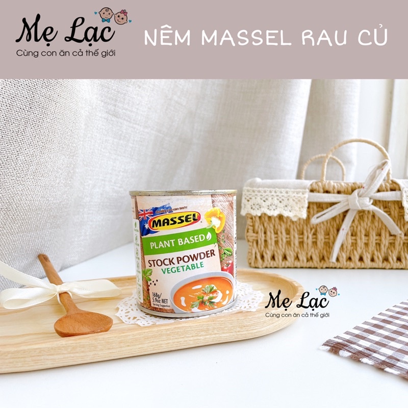 Nêm Massel gà, bò, rau củ cho bé ăn dặm vô cùng thơm ngon