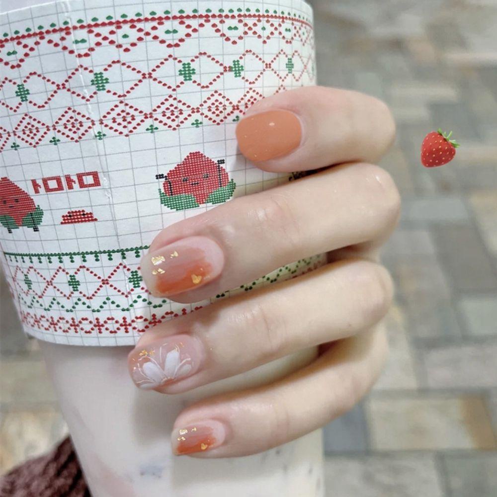 XIANTIN Hộp 24 Móng Tay Giả Ngắn / Tròn / Vuông