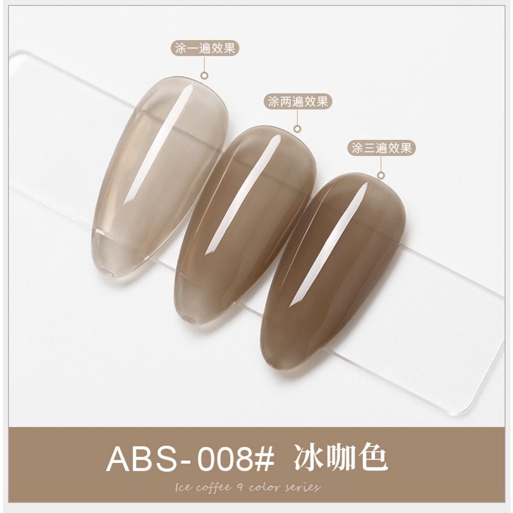 Sơn Gel AS Mẫu Mới Chai Đỏ Mã ABS 15ml Chính Hãng