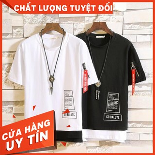 [Video thật] Áo thun unisex cotton thoáng mát dây đỏ  (unisex nam nữ đều mặc được)