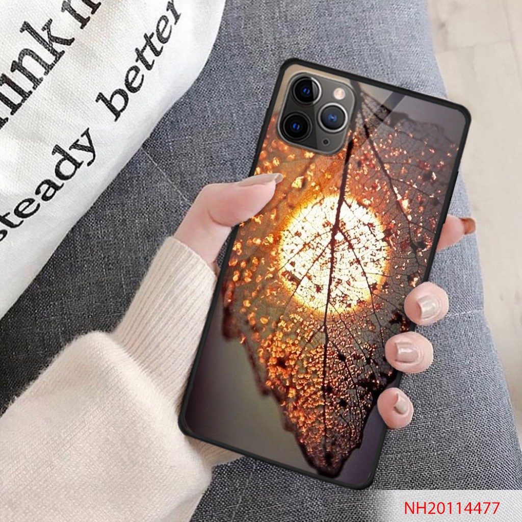 [HOT] - ỐP IPHONE, SAMSUNG TRÁNG GƯƠNG IN HÌNH ÁNH TRĂNG SAU CHIẾC LÁ NH20114477
