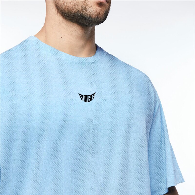 Áo thun thể thao ngắn tay dáng ôm thời trang cho nam