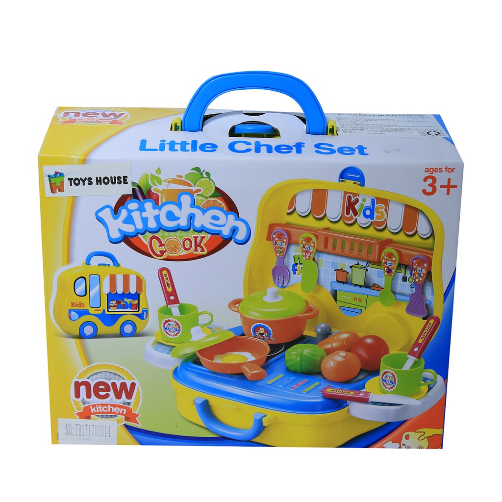 Đồ chơi nấu ăn cho bé - bộ nhà bếp hình ô tô Toys House 008-919