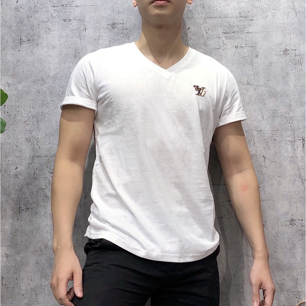 Áo phông nam cổ tim ngắn tay bigsize áo thun thời trang cao cấp APNH - 46 - 1178
