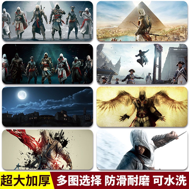 Tấm Lót Chuột Và Bàn Phím Cỡ Lớn Dày In Hình Assassin's Creed Odyssey