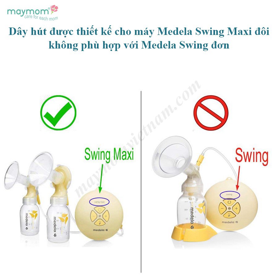 Dây Hút Dùng Cho Máy Hút Sữa Medela Swing Maxi Sản Xuất Bởi Maymom