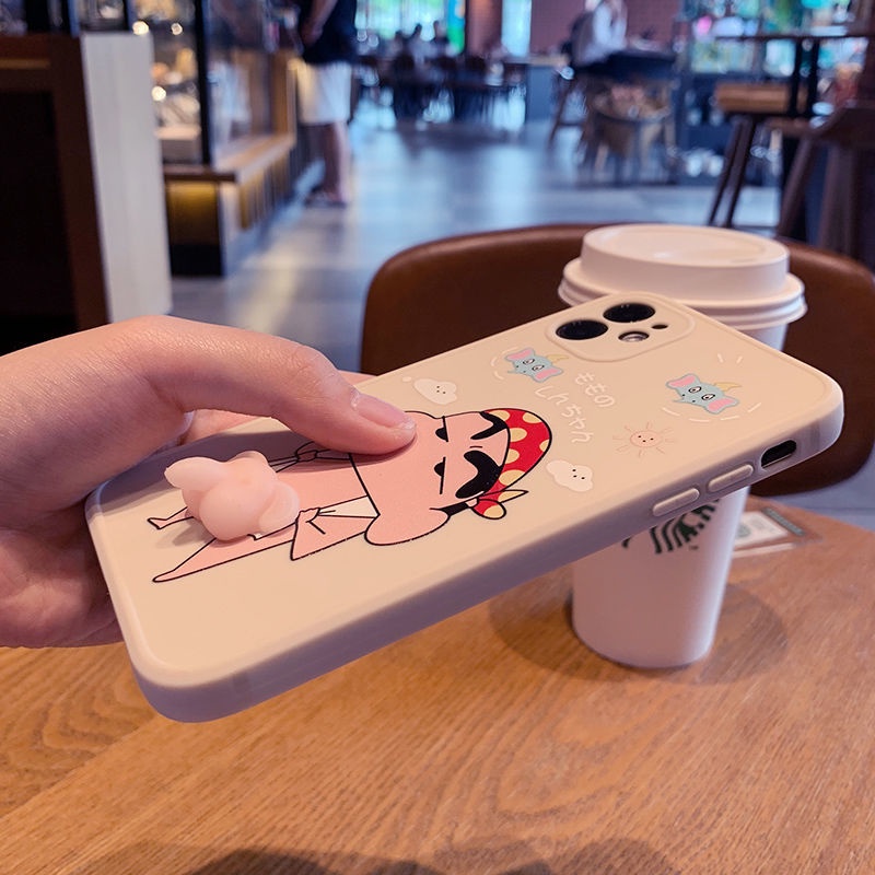 Ốp Điện Thoại Nhựa PP In Hình Cậu Bé Bút Chì Shin-Chan Cho iPhone 12 11 Promax xsmax 6s 7P 8Plus