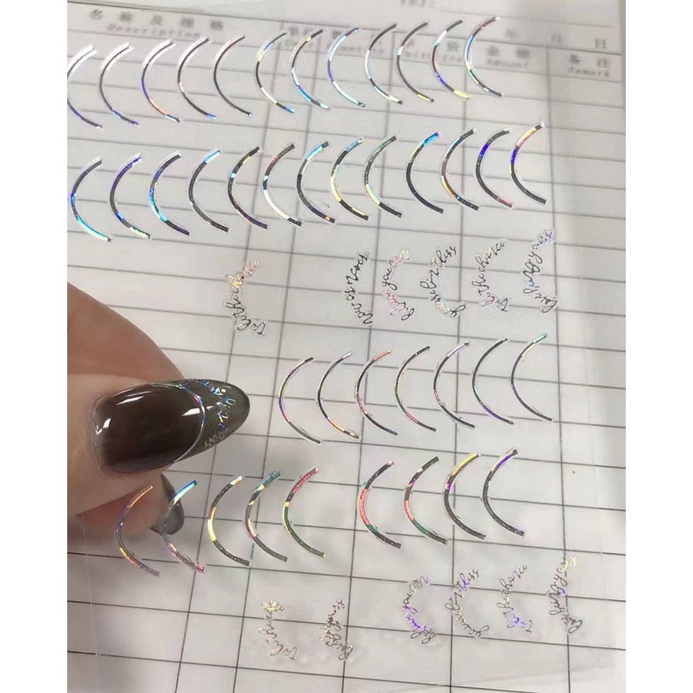 Sticker trang trí nail