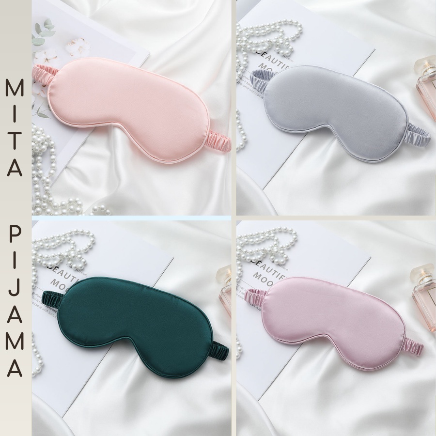 Đồ bịt mắt Che mắt ngủ lụa cao cấp với nhiều màu đơn giản dễ thương Q1 - Shop Mita Pijama