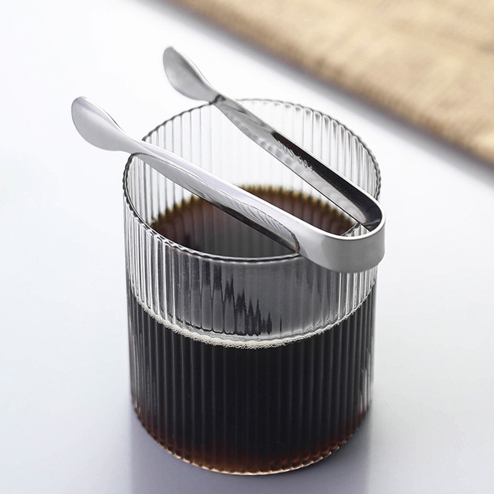 1 Kẹp gắp đá bằng thép không gỉ chống bỏng tiện dụng cho nhà bếp