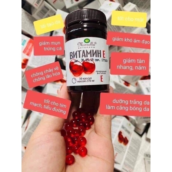 vitamin e đỏ nga 270mg