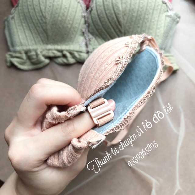 Bộ đồ lót Sweet Girl bánh bèo cài trước ngực | BigBuy360 - bigbuy360.vn