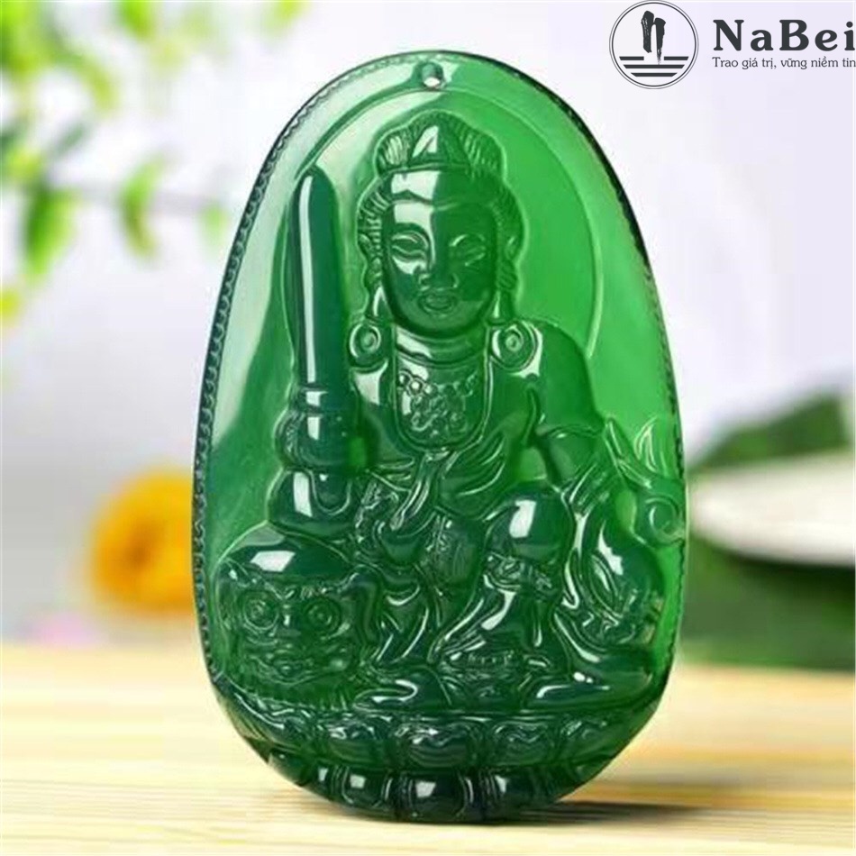 Mặt Dây Chuyền Phật Bản Mệnh Ngọc Bích Canada NB161 - Phong Thuỷ NaBei Store