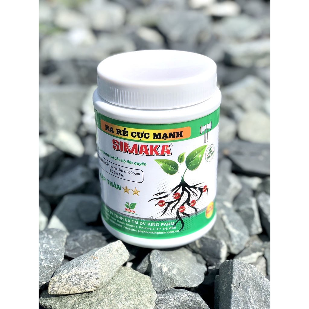 PHÂN BÓN KÍCH RỄ CỰC MẠNH SIMAKA HŨ 500G - ĐẺ NHÁNH NHIỀU, GIÂM CÀNH, CHIẾT CÀNH, TĂNG TRƯỞNG CÂY TRỒNG.
