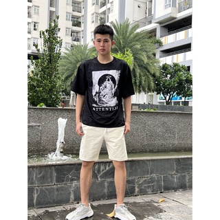 Quần Short Kaki Basic Unisex Nam Nữ ống suông cá tính