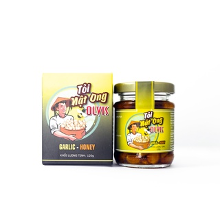 Tỏi Mật Ong OLVIS 150G (tỏi Lý Sơn ngâm Mật Ong rừng Tràm) - Đặc sản Lý Sơn chính gốc.