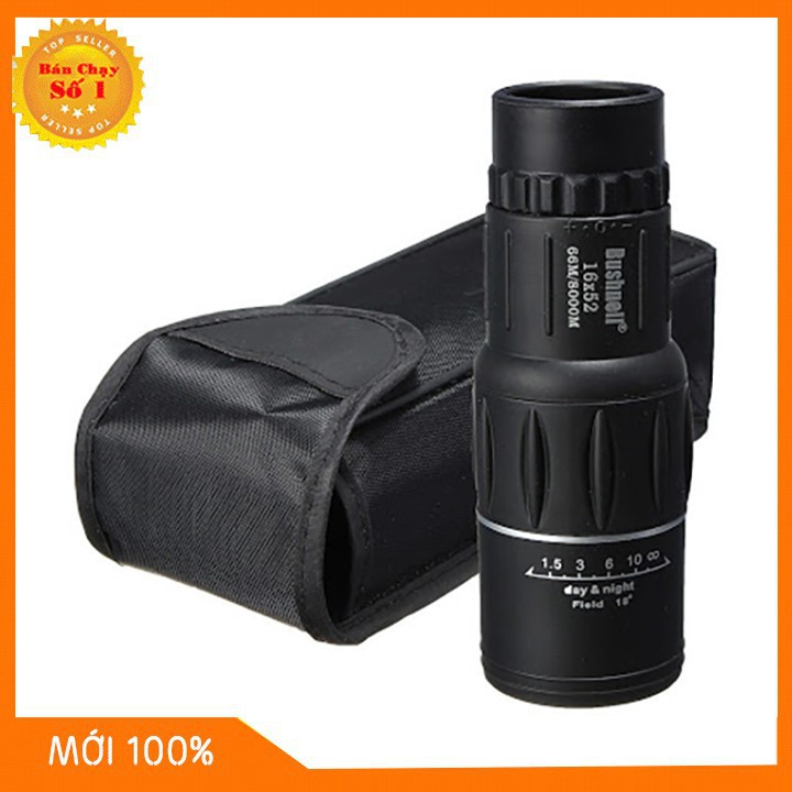 Ống nhòm Bushnell một mắt 16x52  Tốc Độ Lấy Nét Nhanh, Thiết Kế Nhỏ Gọn, Tầm Nhìn Cực Xa