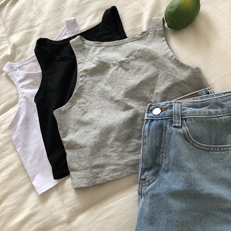 Xiaozhainv Áo lót eo cao thời trang Hàn Quốc cá tính cho nữ