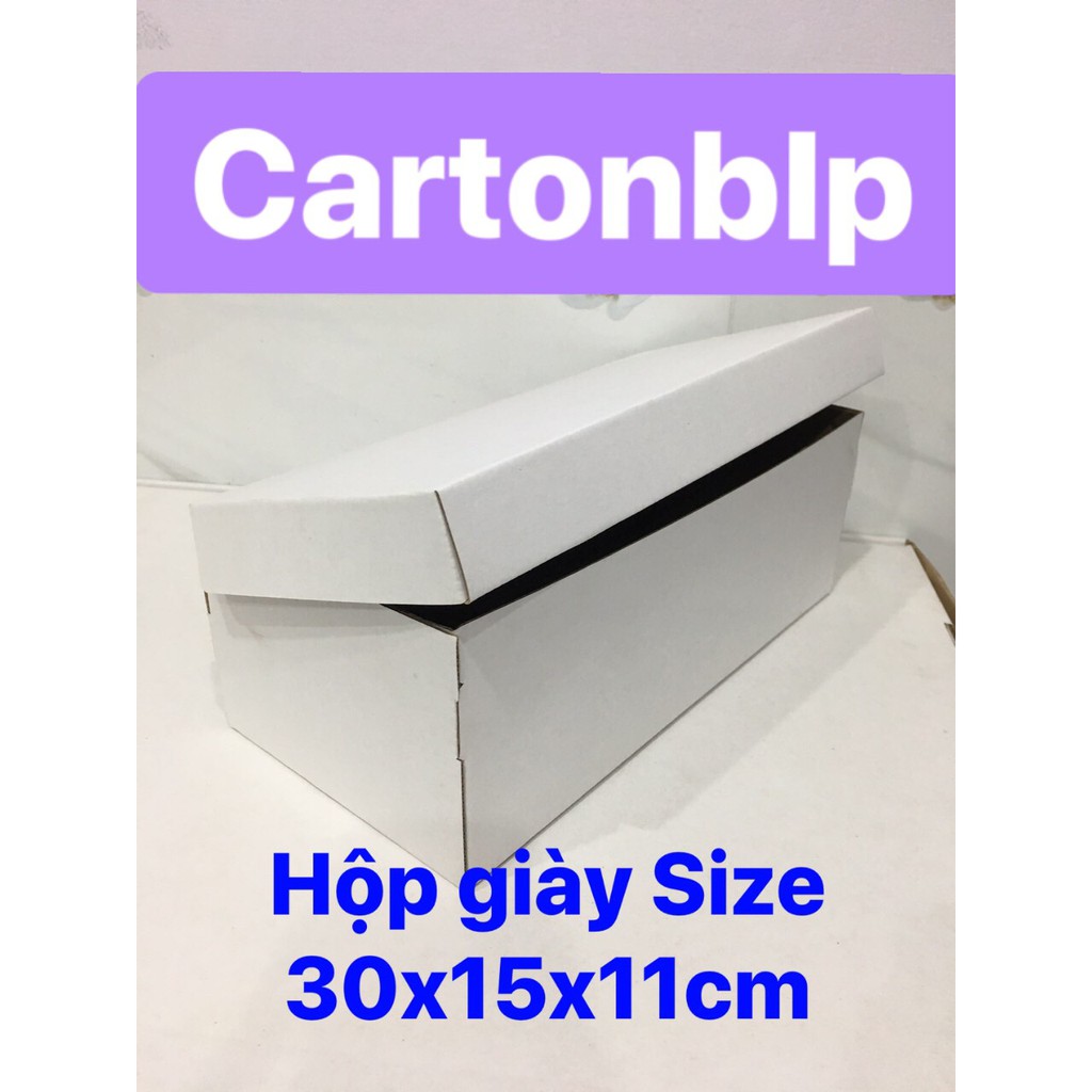 20 HỘP GIẤY CARTON ĐỰNG GIÀY SIZE 30X15X11CM