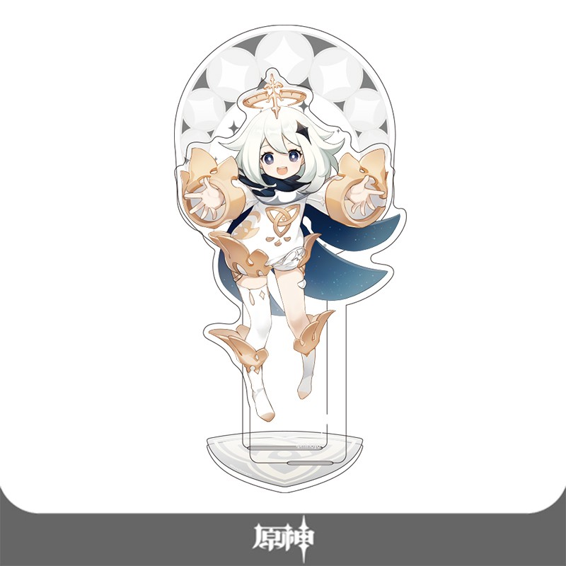 Mô Hình Standee Acrylic Nhân Vật Main Và Paimon Genshin Impact