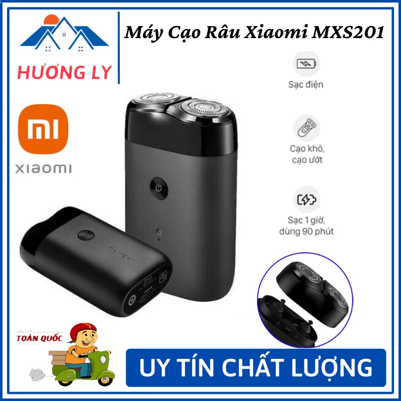 Máy Cạo Râu Xiaomi Mini MSX201 - Chống Nước Vệ Sinh Dễ Dàng Đầu Cạo 3D Êm Ái - Bảo Hành 12 Tháng