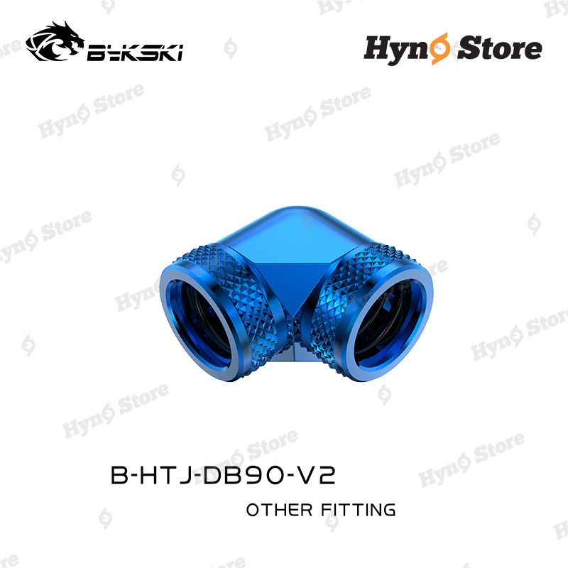 Fit góc 90 độ 2 đầu com Bykski tản nhiệt nước custom - Hyno Store