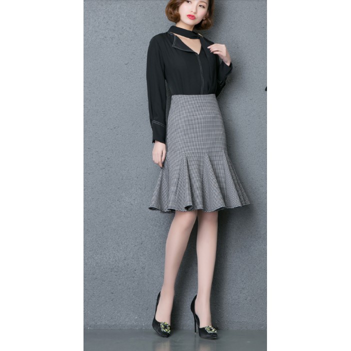 ❣️FREESHIP❣️Chân Váy Đuôi Cá Sọc Nhí