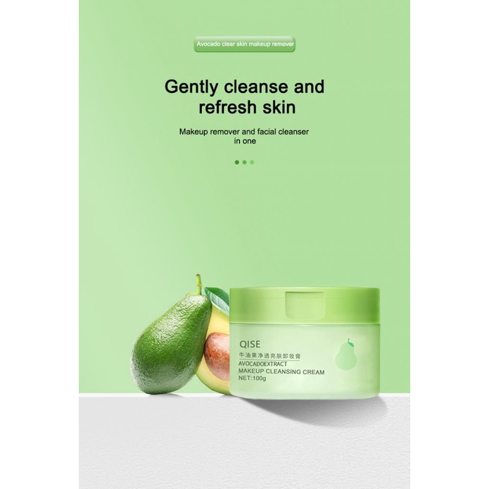 Kem tẩy trang QISE chiết xuất bơ làm sạch sâu và sáng da | BigBuy360 - bigbuy360.vn