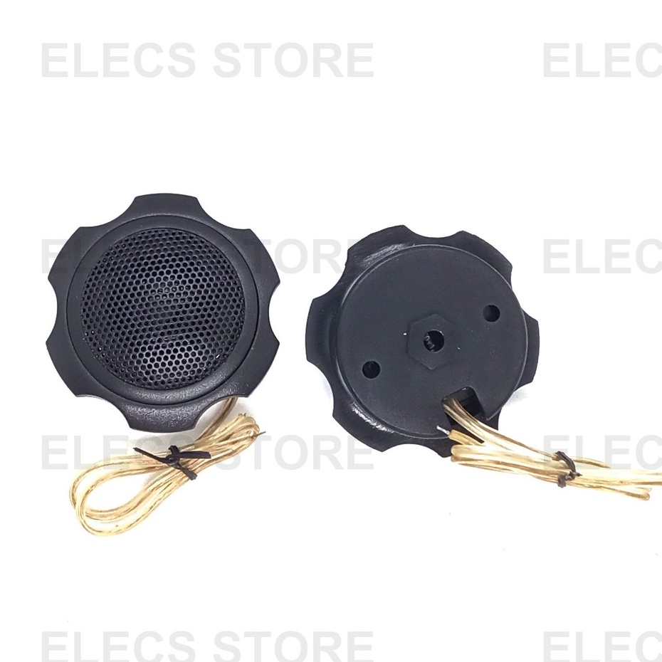 Bộ 2 Loa Treble Tweeter P.Audio HS Cho Xe Hơi, Ô Tô - Loa Tép Thạch Anh Kèm Tụ Cản