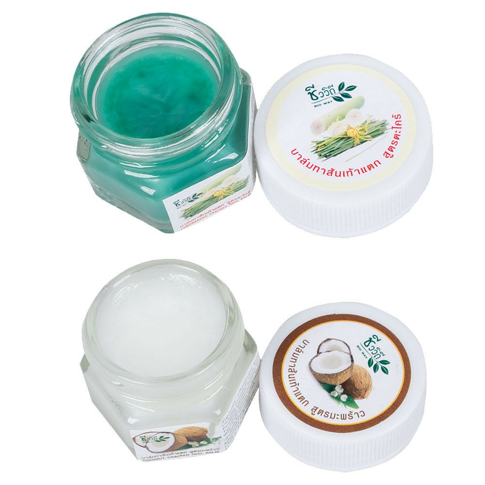 Kem dưỡng da chân BIO WAY Thái Lan Chuối, Dừa, Sả 25g | BigBuy360 - bigbuy360.vn