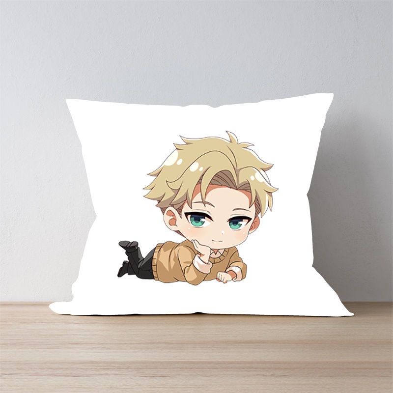 Gối IN HÌNH SPY x Family ver nằm gia đình điệp viên anime chibi xinh xắn dễ thương tiện lợi xinh xắn êm ái