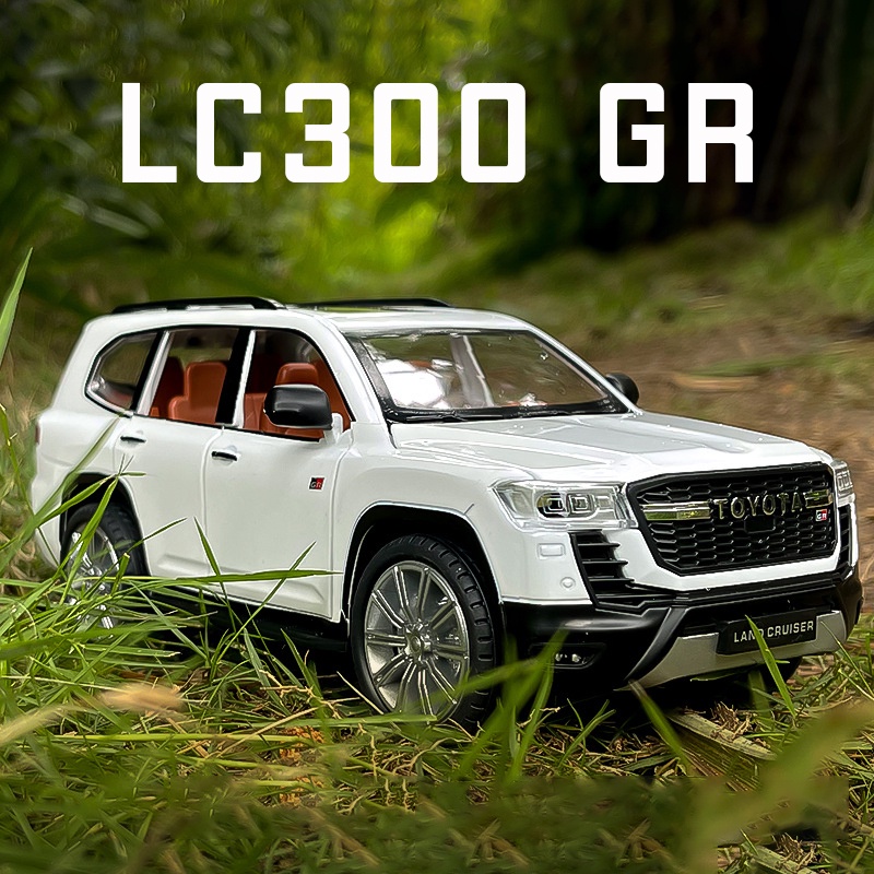 Mô Hình Xe Hơi Toyota LC300 GR Bằng Hợp Kim Tỉ Lệ 1: 24