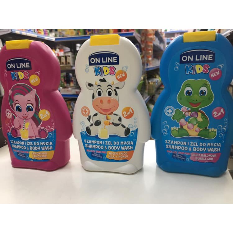COMBO SỮA TẮM GỘI ON LINE 250ML - BA LAN