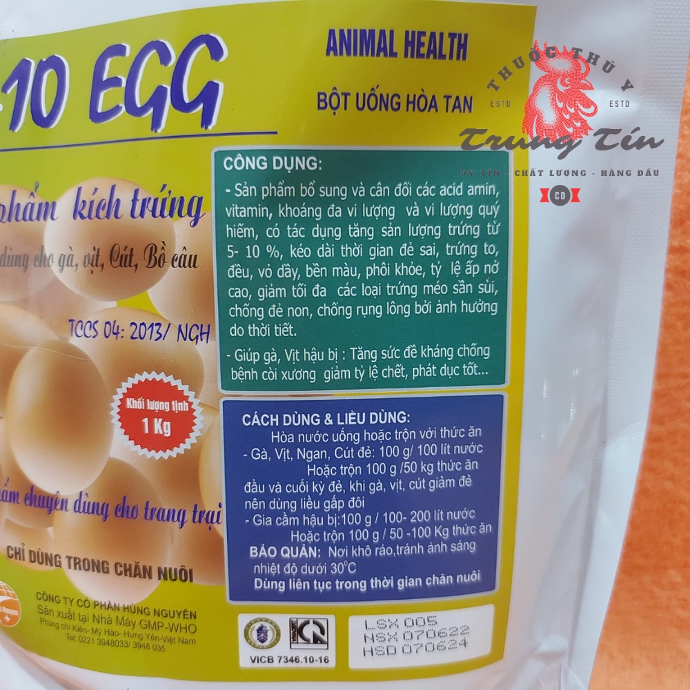 AT - 10 EGG  túi 1 kg