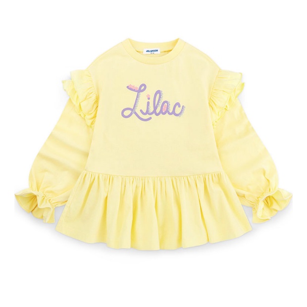 Áo váy cotton dài tay Hàn Quốc JBQGTS22 JL2