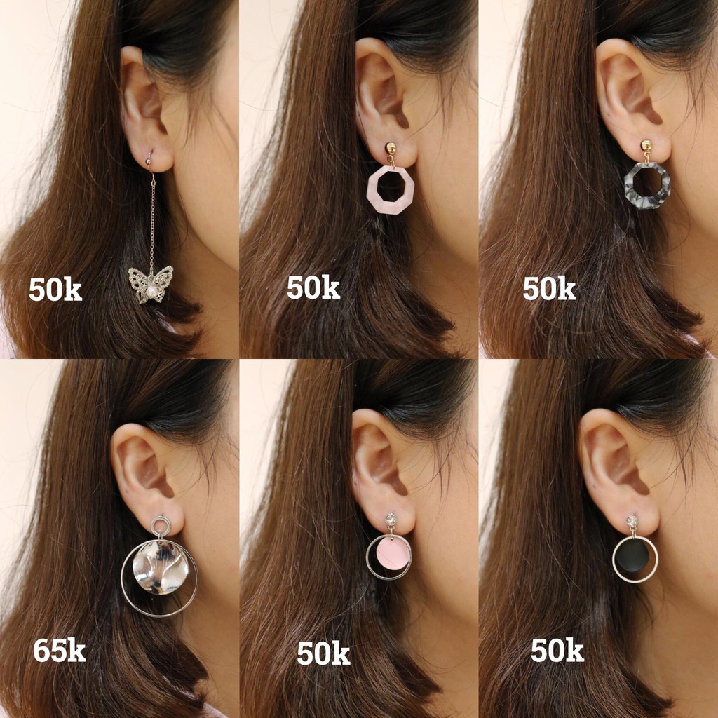 Khuyên tai các mẫu (chọn mẫu ghi chú)