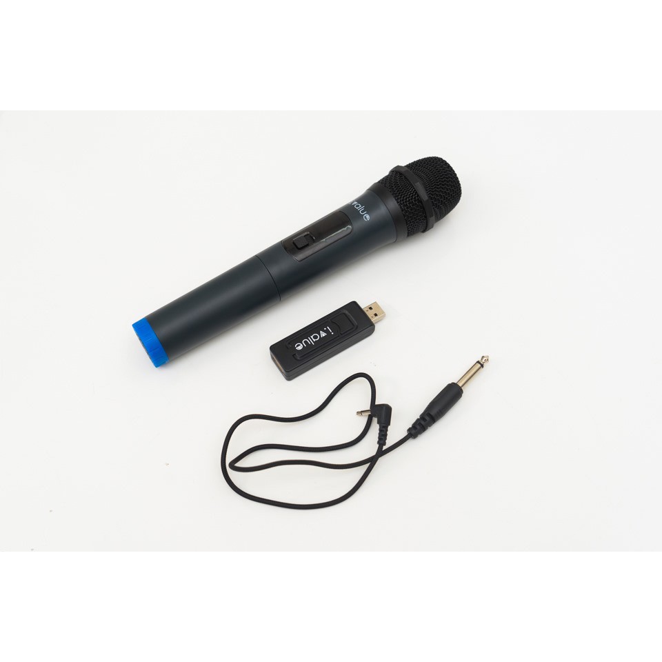 Micro karaoke Bluetooth không dây có đèn Led i.value W-18