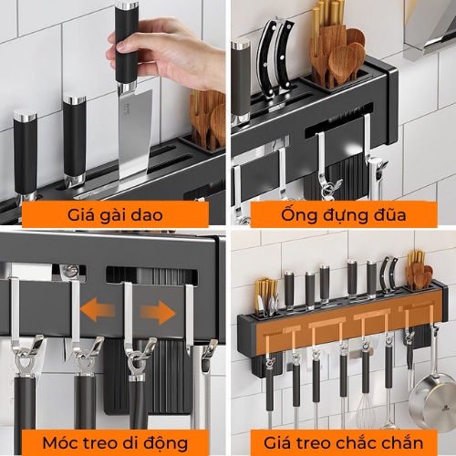 Giá Cài Dao Kéo Treo Đồ Nhà Bếp - AVITA