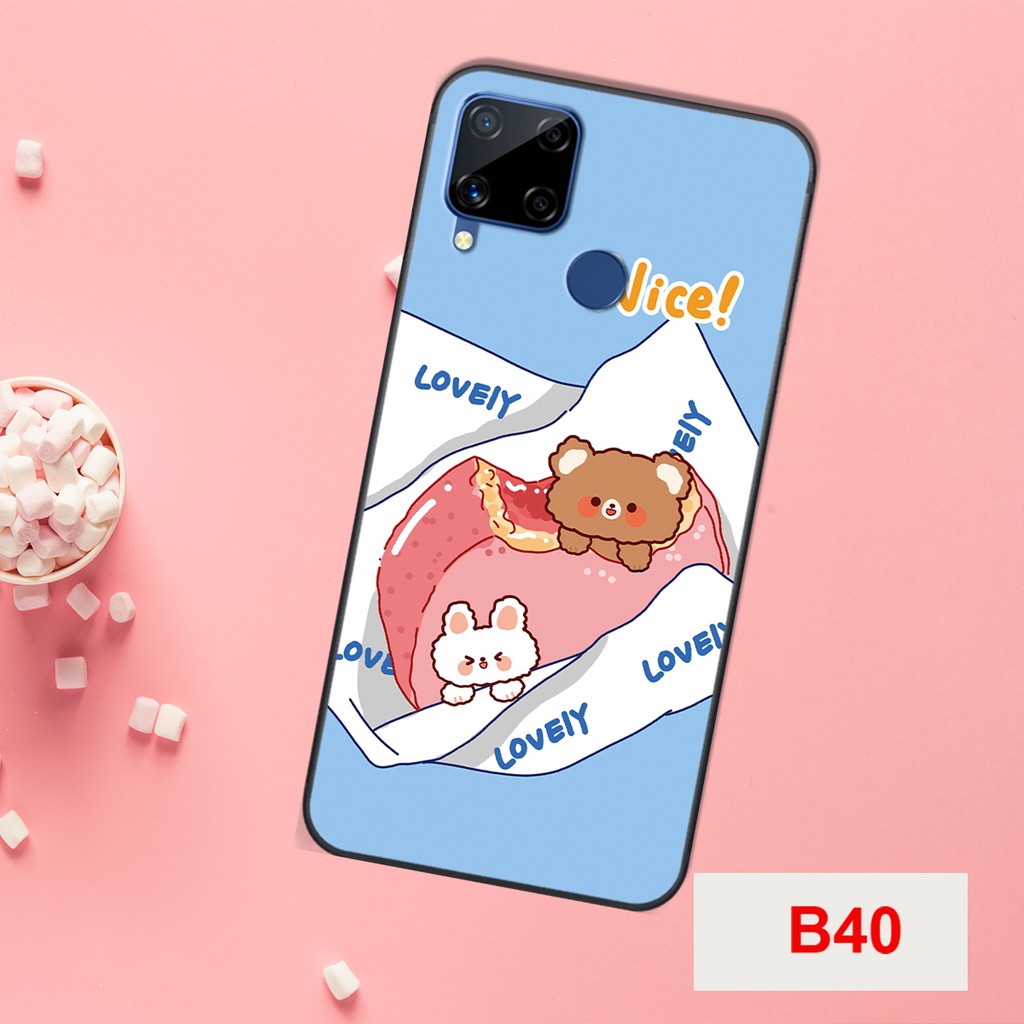 ÔP LƯNG OPPO REALME C11/C12/C15 HÌNH CHÚ GẤU BEER CỰC HOT 2021