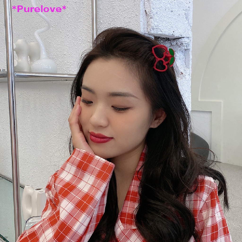 Kẹp Tóc Kim Loại Hình Móng Vuốt Mèo Màu Hồng Xinh Xắn Cho Nữ Mới