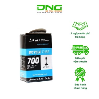Ruột xe đạp deli 700x19/23c
