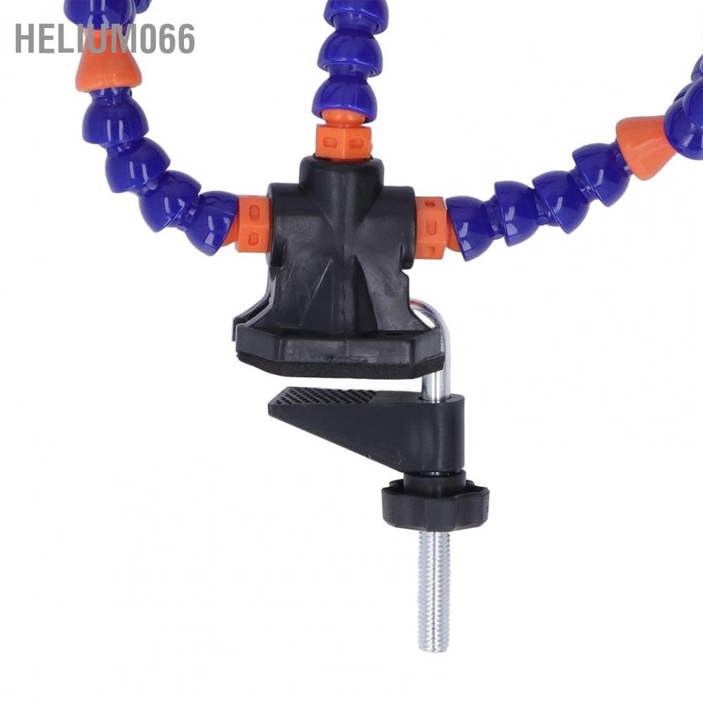 Helium066 Giúp tay hàn 5 hàm Kính lúp 3X USB ABS Cánh linh hoạt Trạm nhẹ