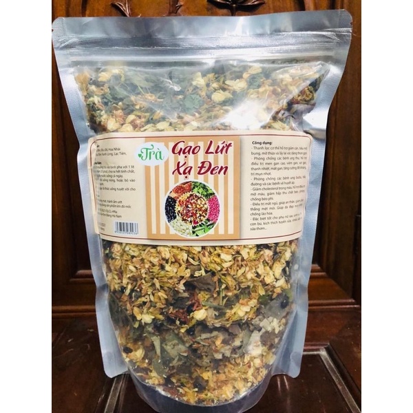 Trà gạo lứt xạ đen đỗ đen, lá sen hoa nhài 1kg