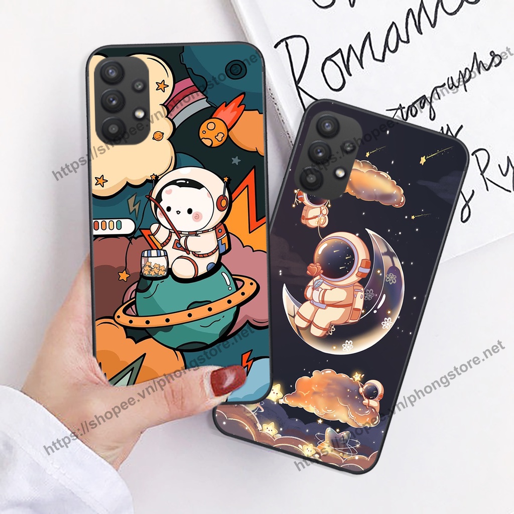 Ốp lưng Samsung A32 / A52 / A72 vũ trụ phi hành gia cực hot siêu cute-rẻ-bền