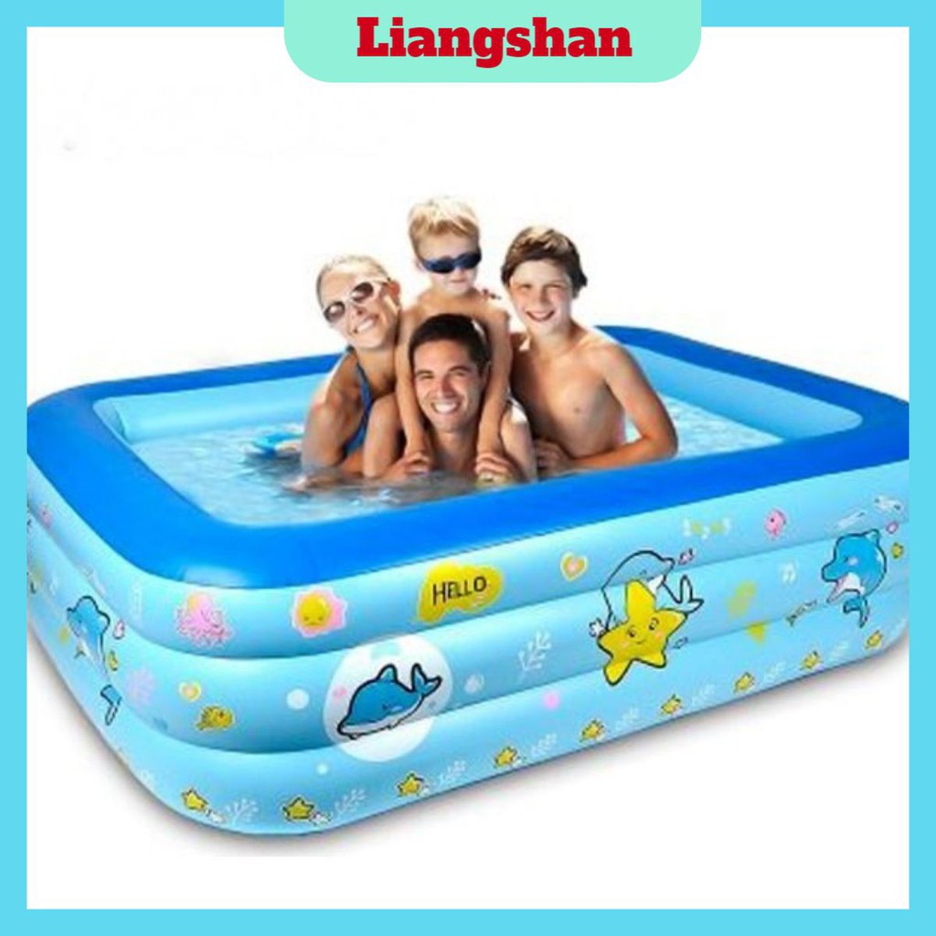 Bể bơi phao cho bé FREESHIPBể Bơi Hồ Bơi 3 Tầng Cho Bé Kích Thước TỪ 120cm ĐẾN 210cm (Tuyển Sỉ)