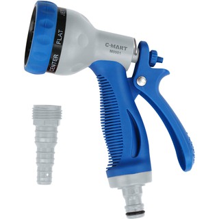 VÒI NHỰA TƯỚI CÂY RỬA XE PHUN 6 CHẾ ĐỘ C-MART M0001