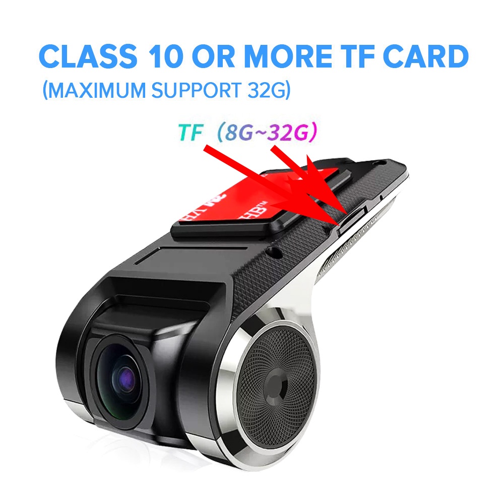 Camera Hành Trình DVR ADAS 1080P Hỗ Trợ Quay Đêm Độ Phân Giải 1080P