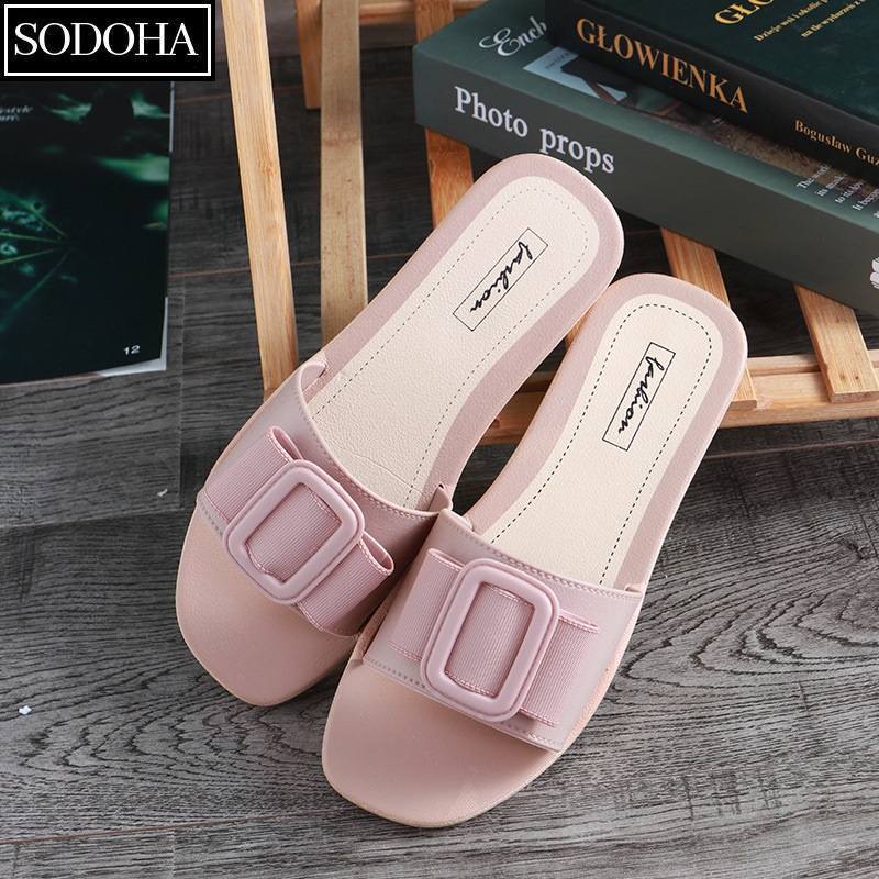 Dép nữ thời trang đế cao su mềm êm siêu thoáng SODOHA SDH2068
