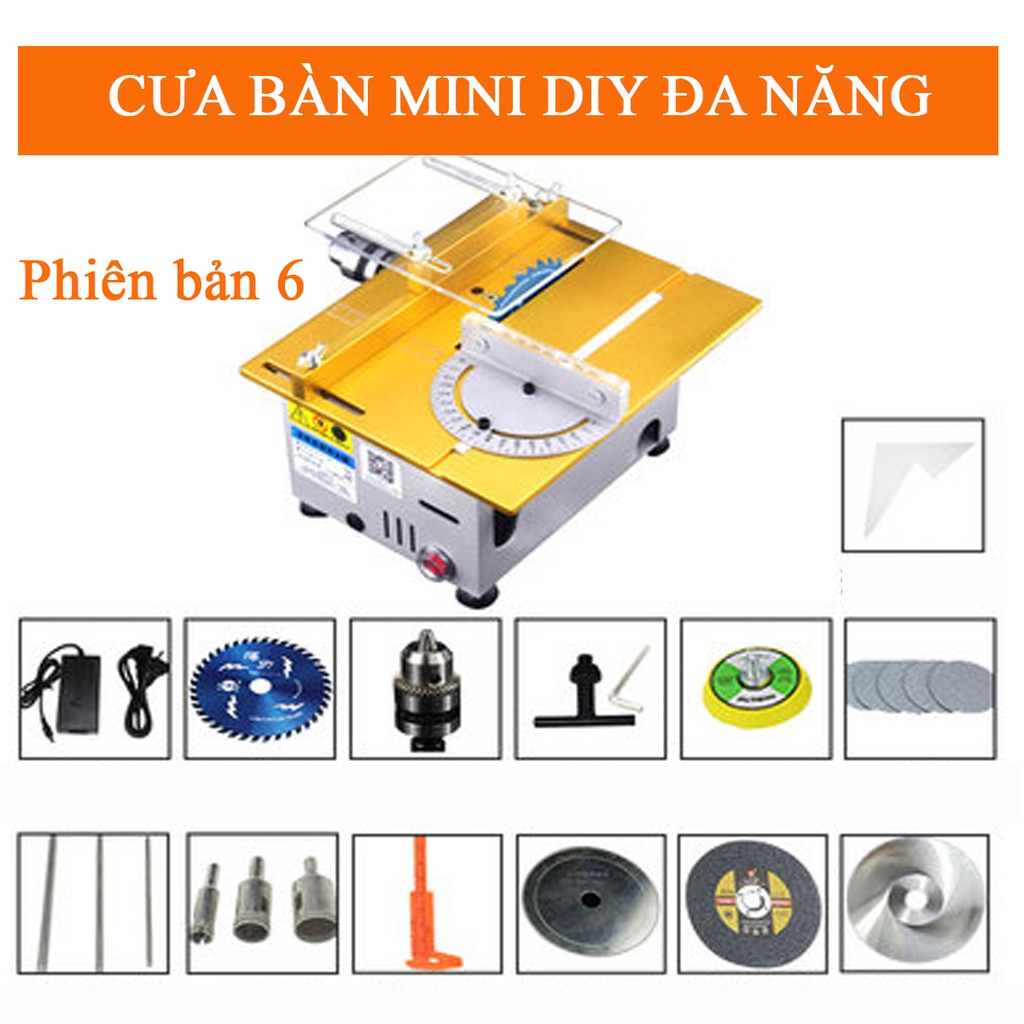 Cưa bàn thủ công DIY- đa chức năng, chế tác vật liệu DIY | Phiên bản 6